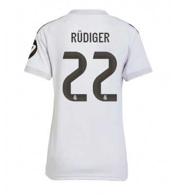 Real Madrid Antonio Rudiger #22 Replik Heimtrikot Damen 2025-26 Kurzarm